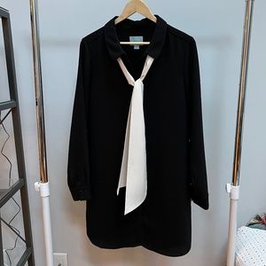 CeCe by by Cynthia Steffe Shirt Dress with Tie - Size L